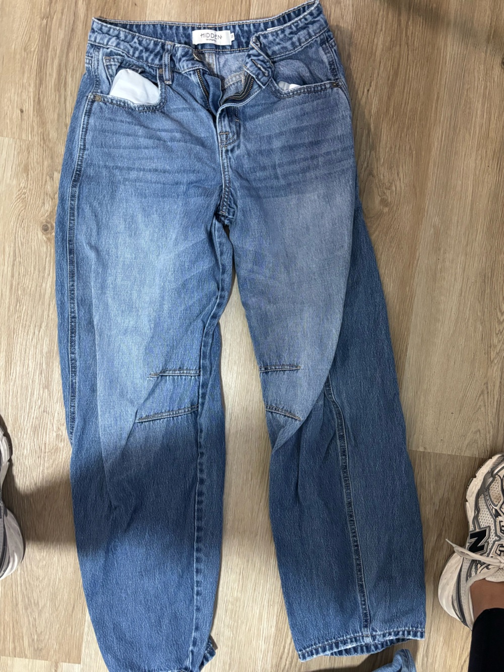 Women's Blue Denim Jeans- barrel